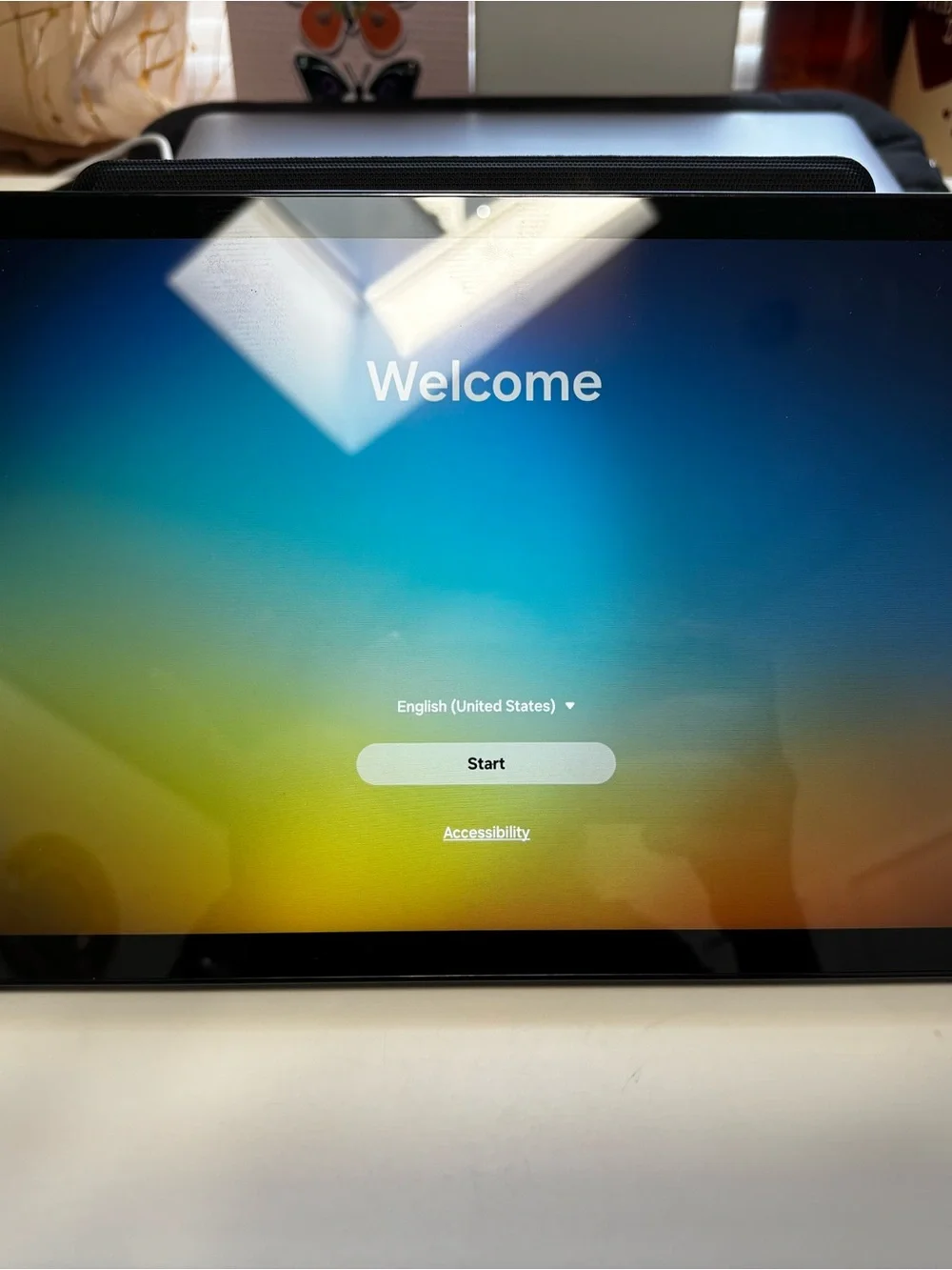 Samsung - Galaxy Tablet A9 + 11” 256 GB with Free Protective Black Folio Case